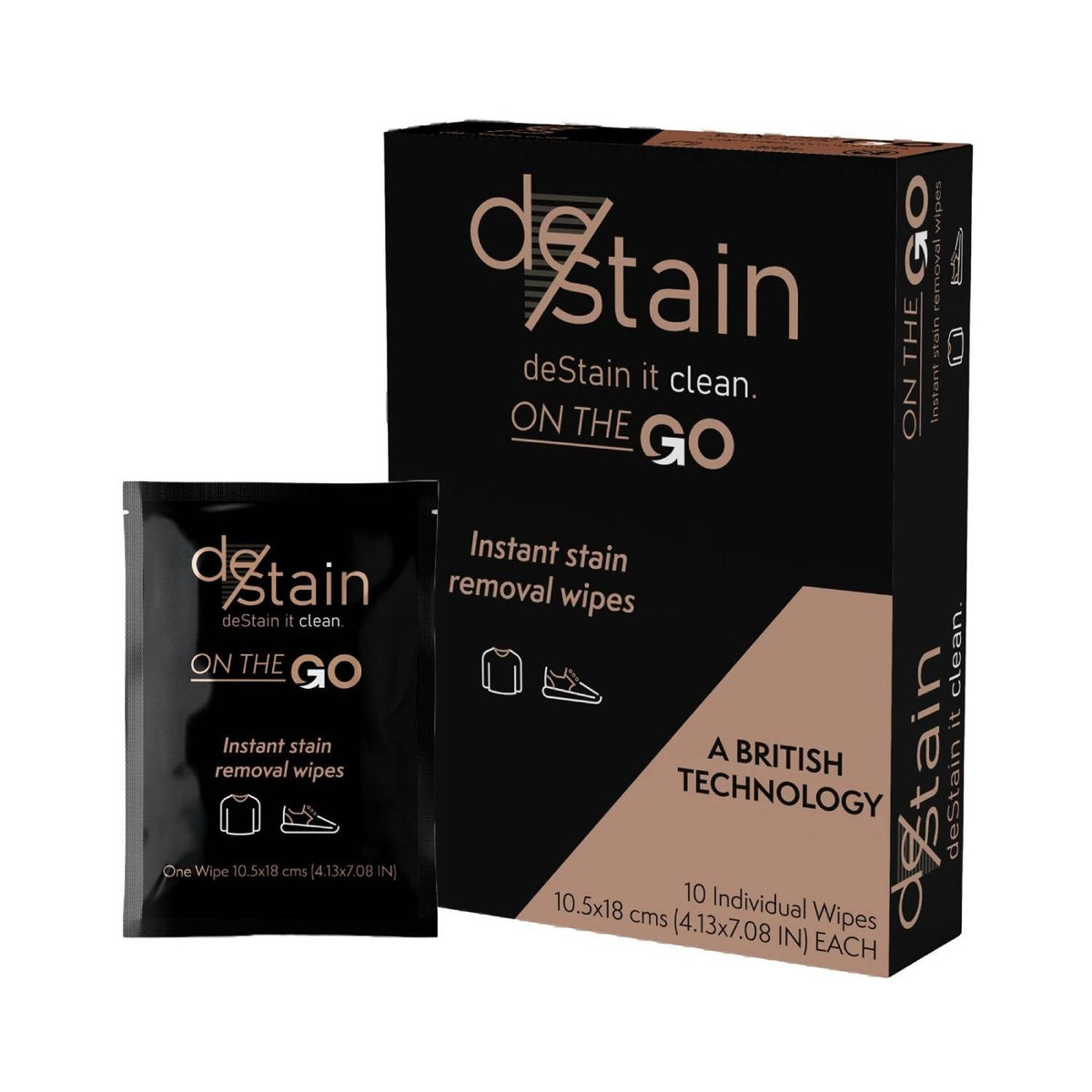 DeStain Instant Stain Removal Wipes
