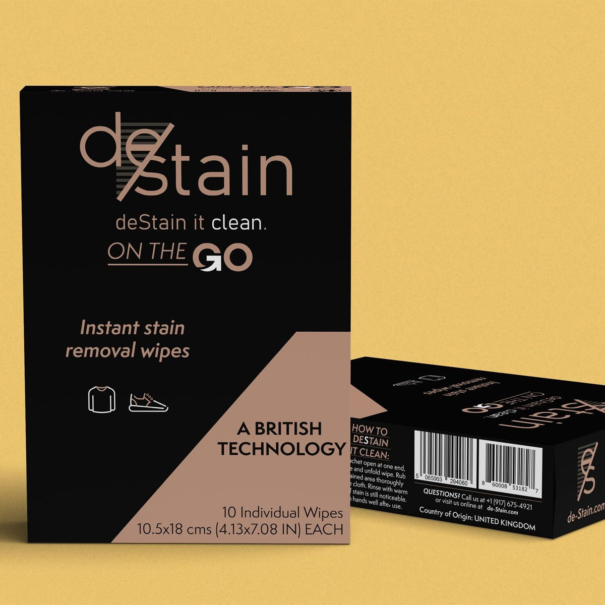 DeStain Instant Stain Removal Wipes
