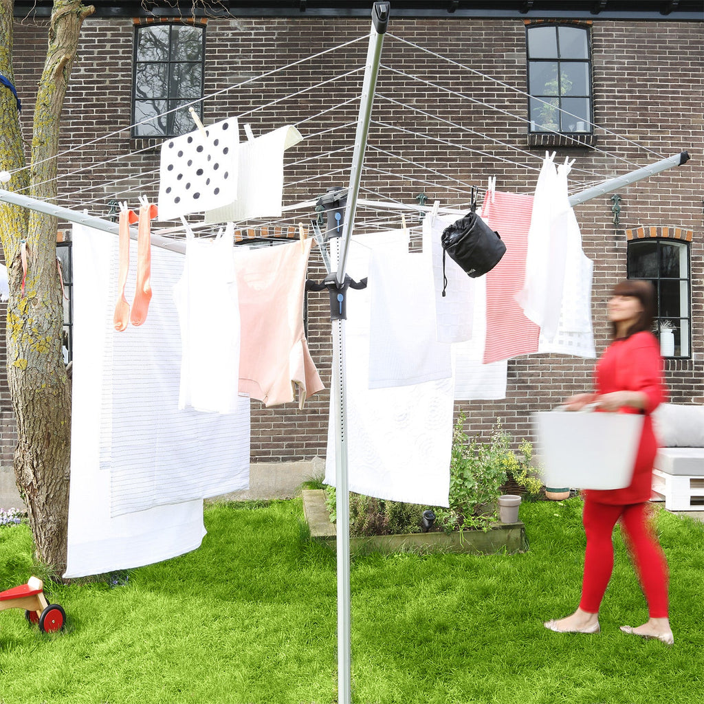 Brabantia 60M Lift-O-Matic Advance Rotary Airer Bundle