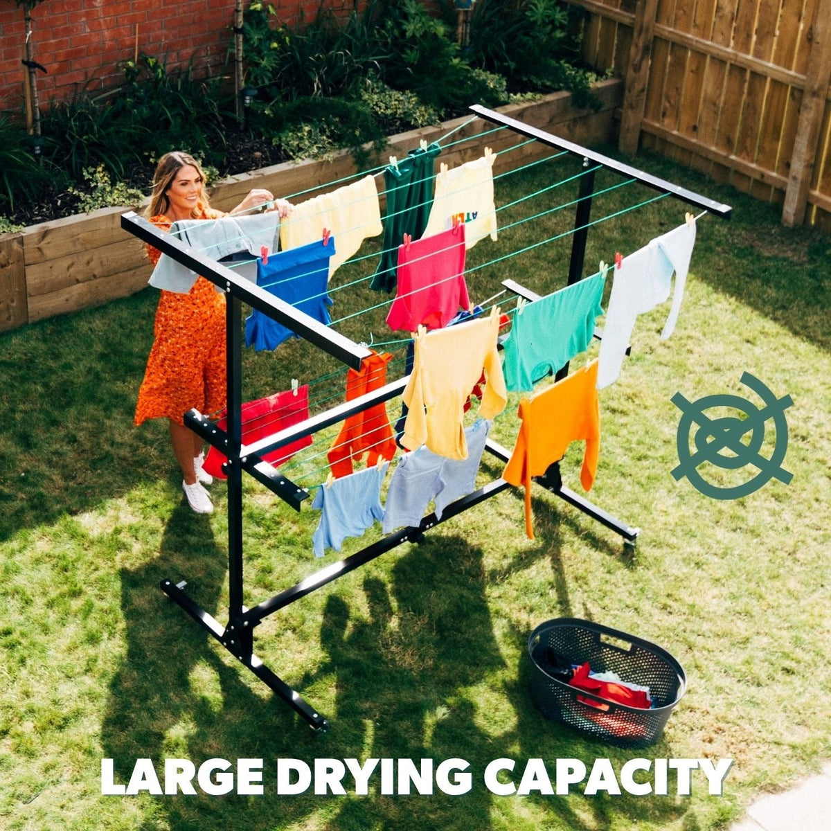 High & Dry Portable & Retractable Clothes Airer