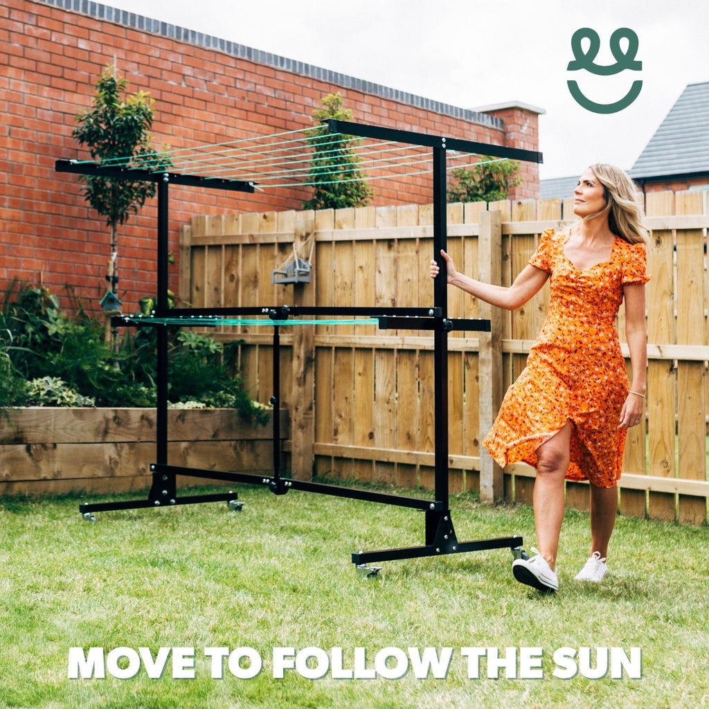 High & Dry Portable & Retractable Clothes Airer
