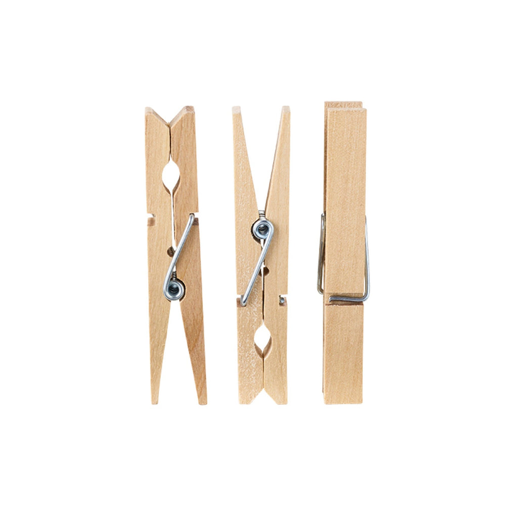 36 Simply Lakeland Wooden Pegs