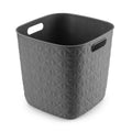 Curver Softex 15L Storage Basket – Dark Grey