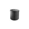 Foldable Round  Storage Ottoman Grey 50L
