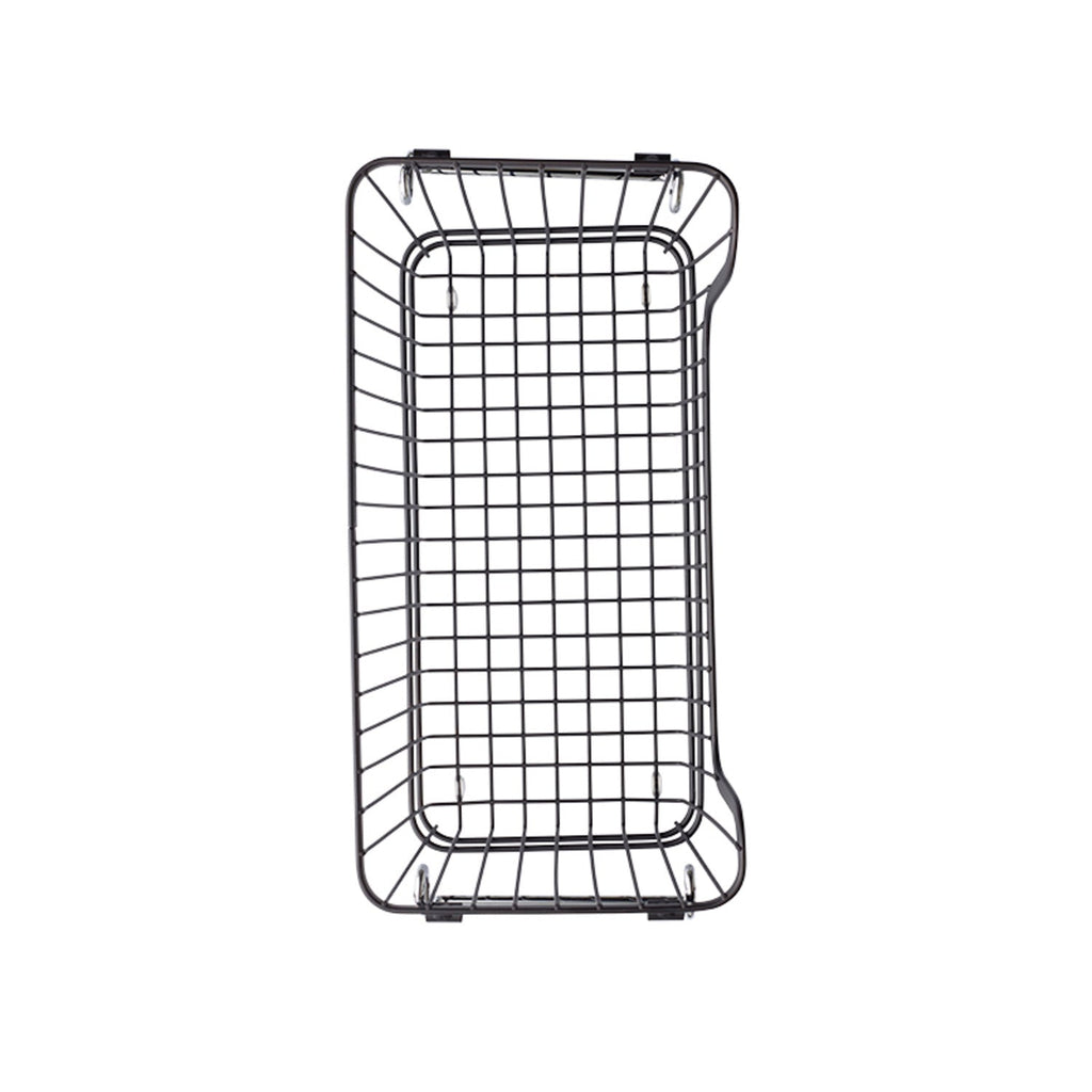 Lakeland Small Multi-Purpose Stackable Wire Storage Basket - Black