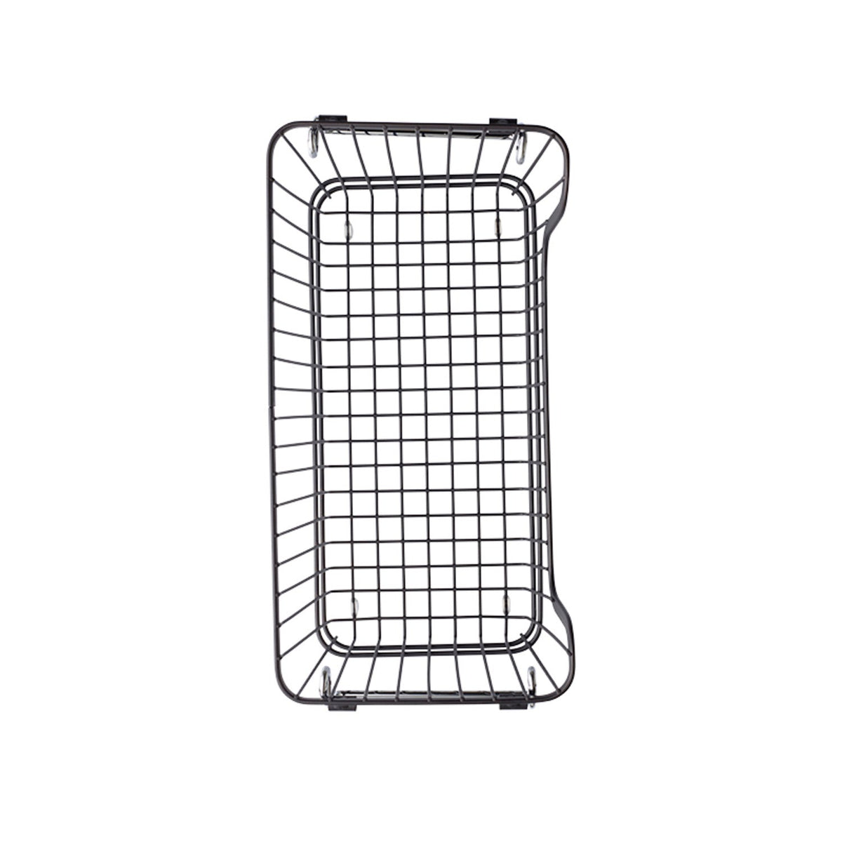 Lakeland Small Multi-Purpose Stackable Wire Storage Basket - Black