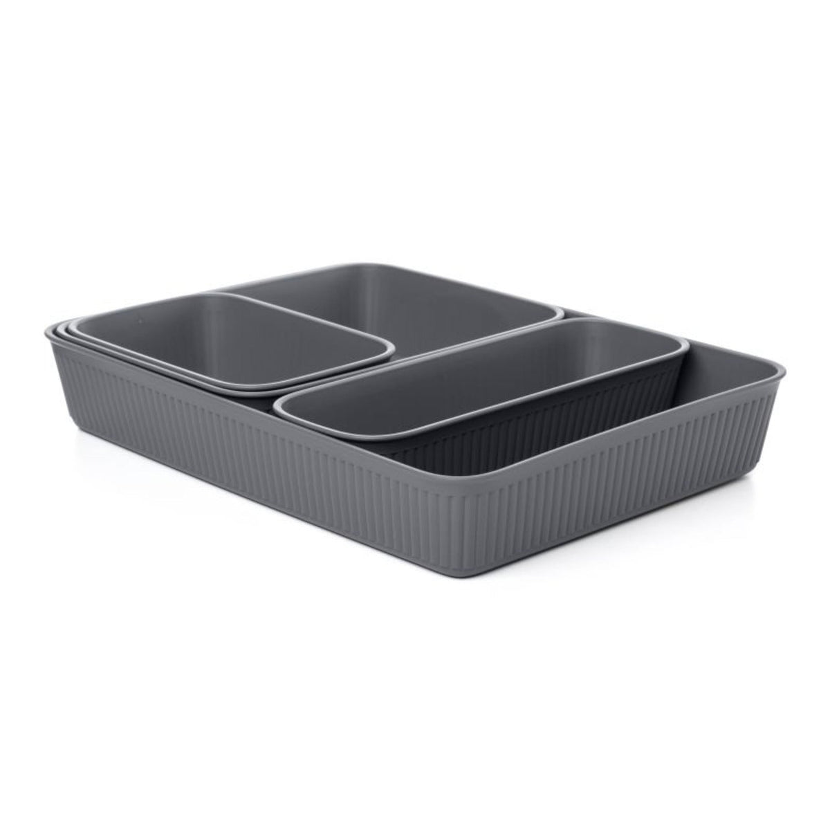 Tatay Baobab Organiser 4-Piece Set Grey