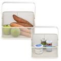 2 Folding Handle Mesh Kitchen Storage Baskets