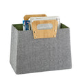 Lakeland Foldable Basket with Bamboo Handles