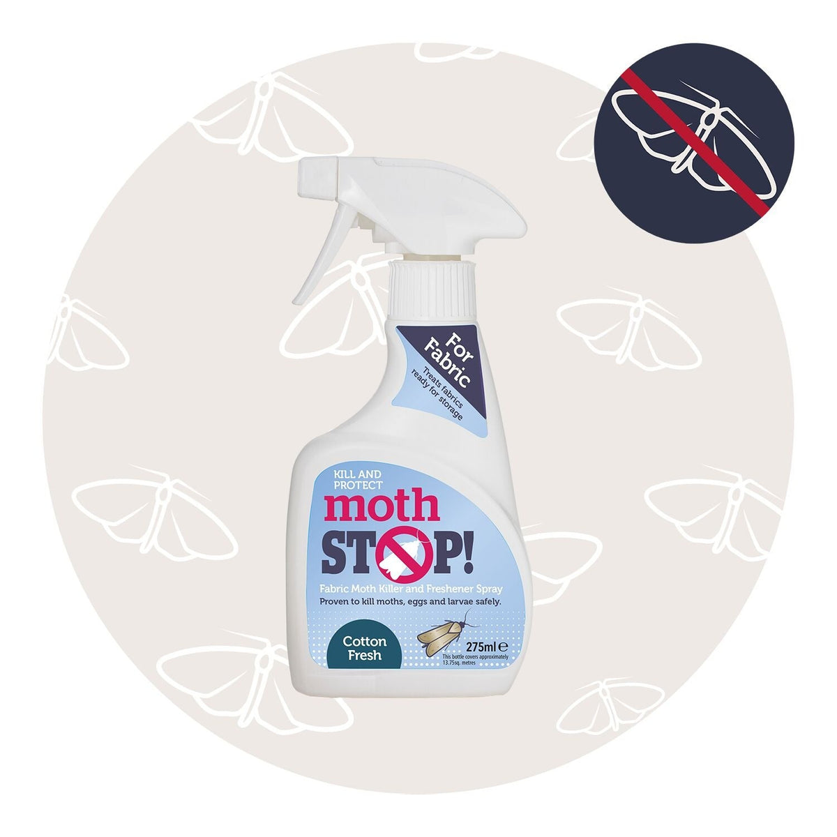 Moth Stop Fabric Moth Killer & Freshener Spray – Cotton Fresh