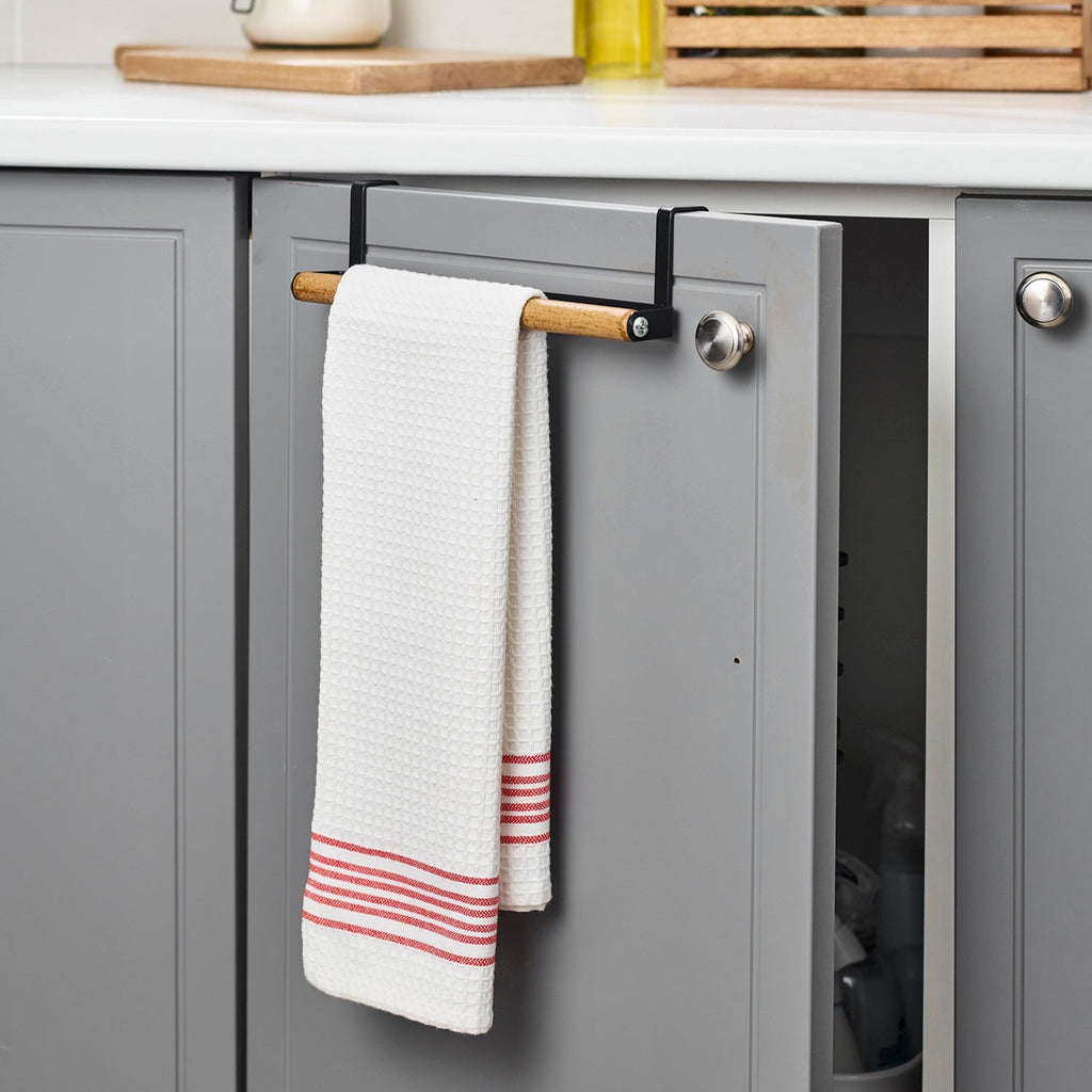 Lakeland Black Mesh Metal Over-Door Cupboard Organiser
