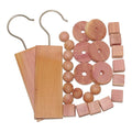 28-Piece Cedar Wood Moth Repellent Set