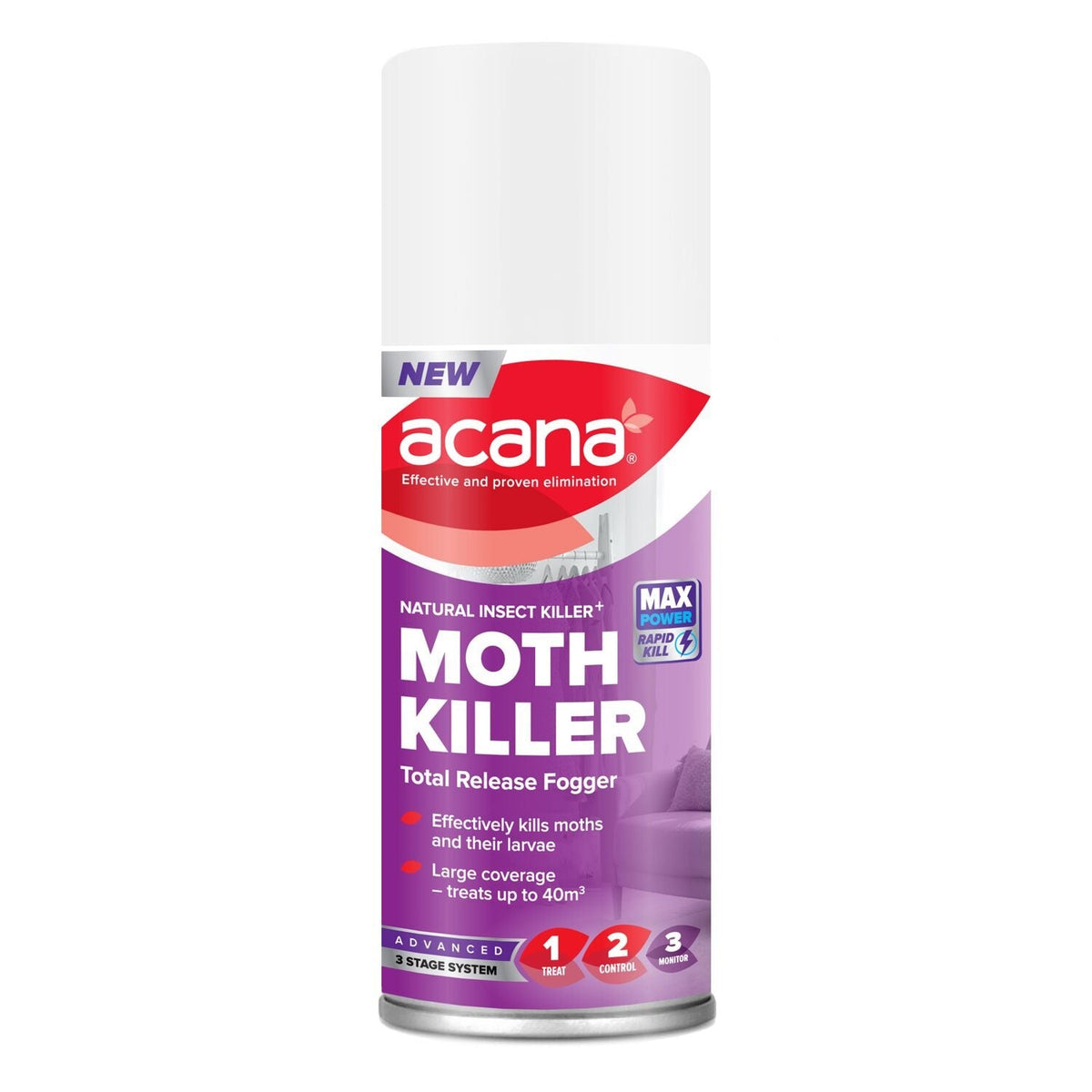 Acana Moth Natural Insect Killer Fogger
