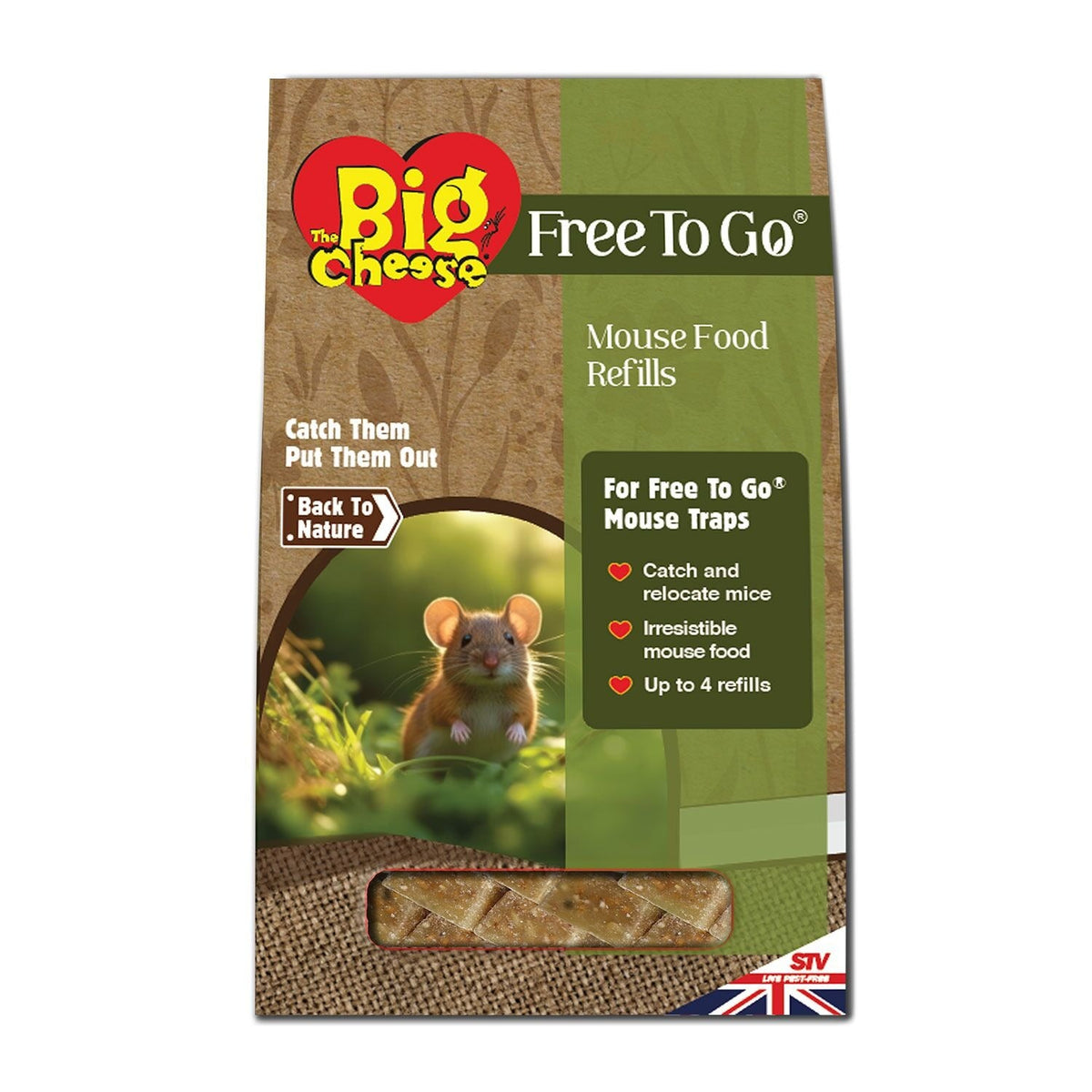 The Big Cheese Free To Go Mouse Food