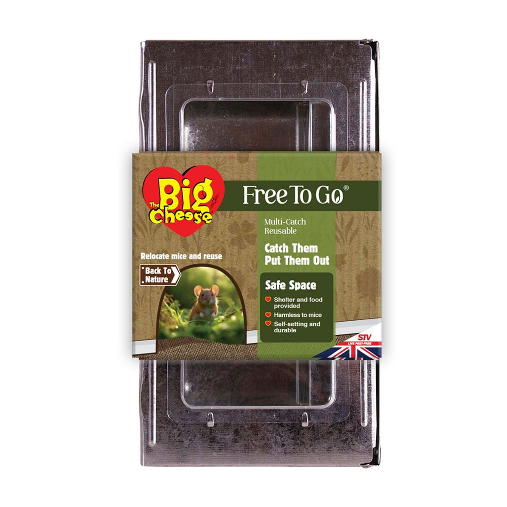 The Big Cheese Free To Go® Re-usable Multi-Catch Mouse Trap