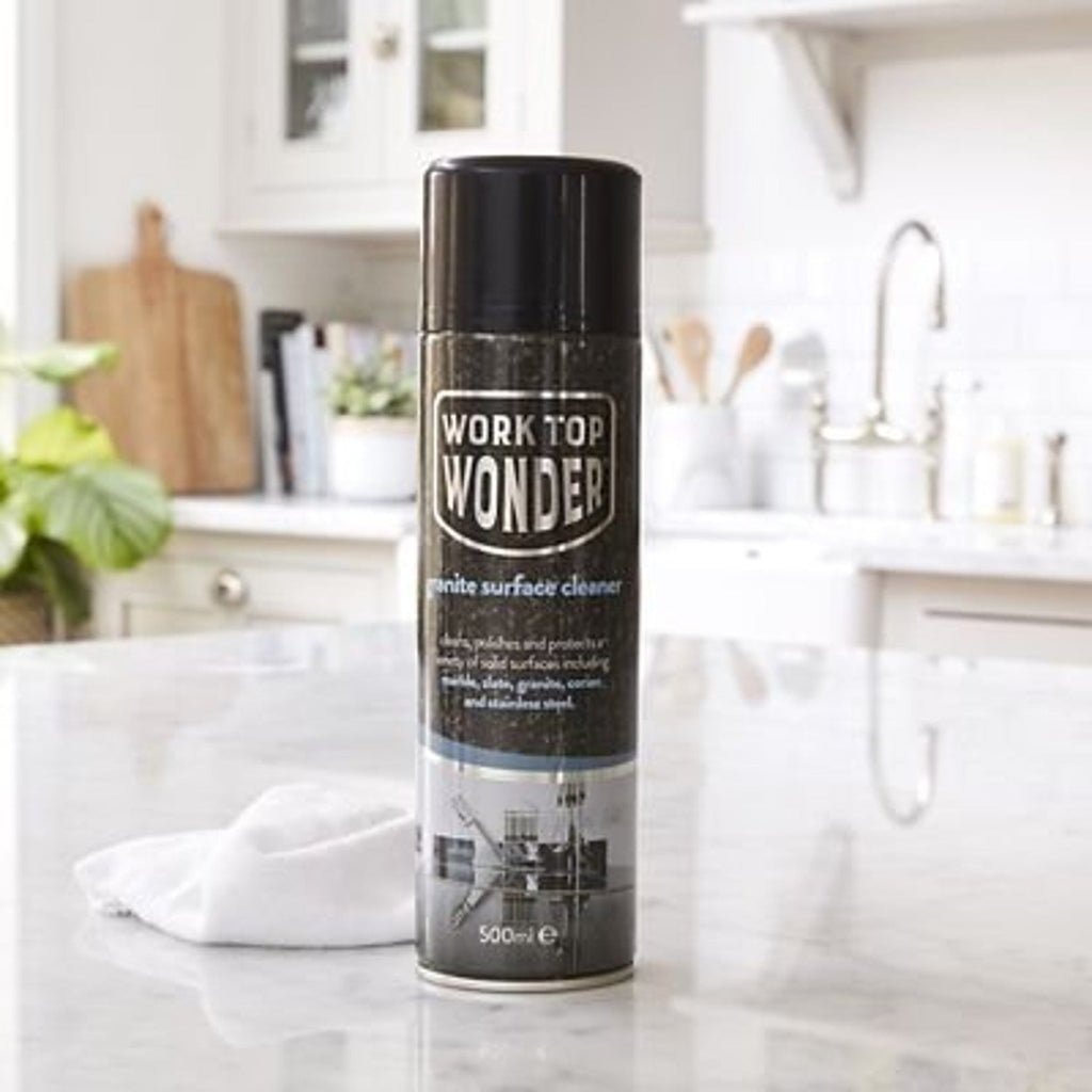 Worktop Wonder Hard Surface Cleaner 500ml – For Granite Marble Stone & Stainless Steel